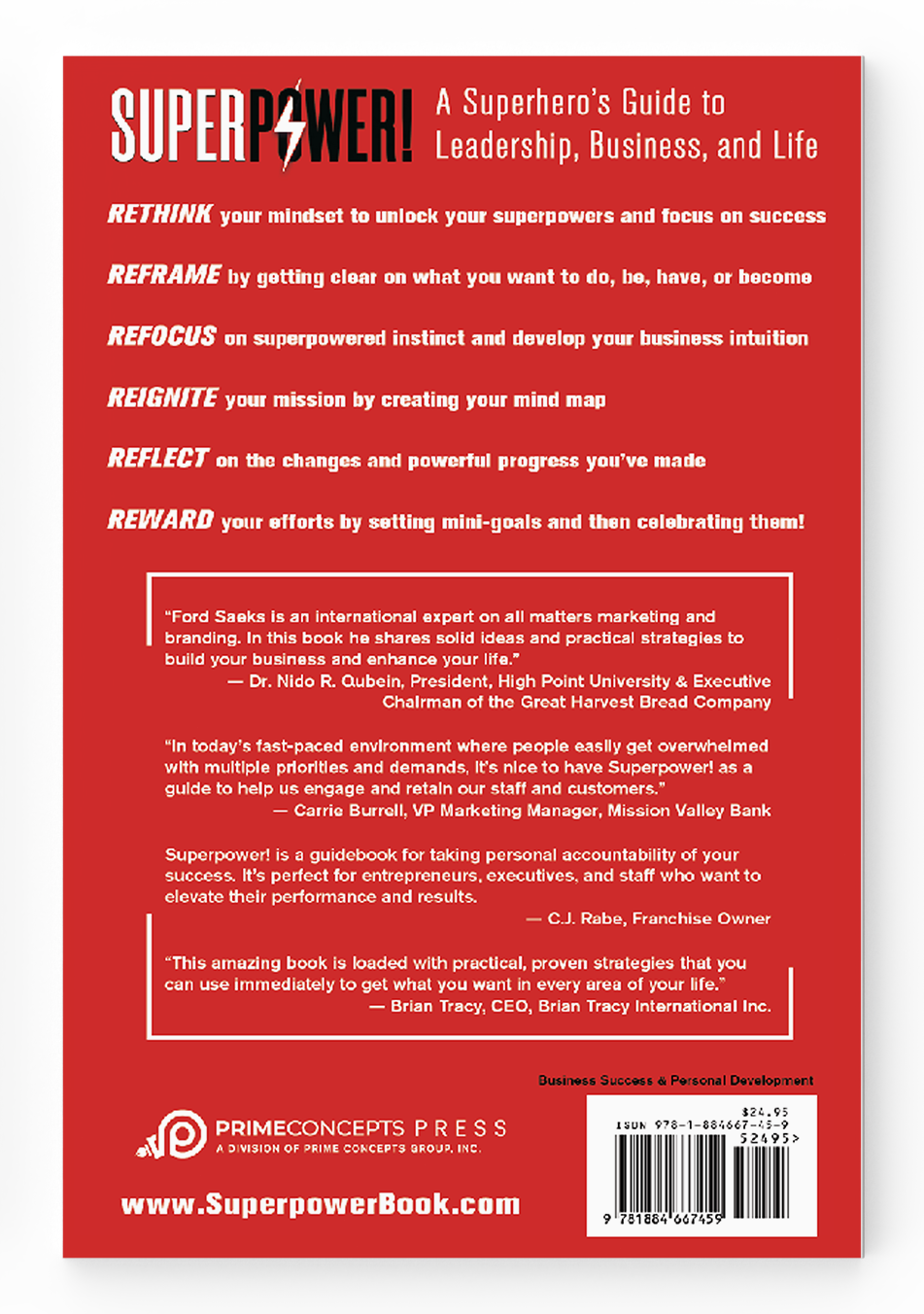 Superpower Book Back Cover Mockup